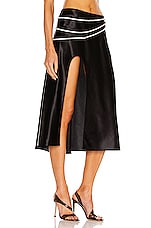Nue Studio Laetitia Skirt in Black, view 2, click to view large image.
