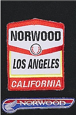 Norwood Racing Franchise Zip Hoodie in Black, view 3, click to view large image.