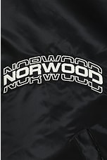 Norwood Bomber Jacket in Black, view 3, click to view large image.