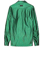 Norwood Dazzle Lounge Shirt in Green, view 2, click to view large image.