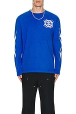 Norwood God Willing Long Sleeve Tee in Royal Blue, view 3, click to view large image.