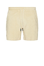 OAS Terry Shorts in Beige, view 1, click to view large image.