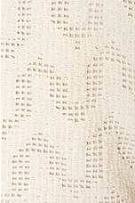 OAS Atlas Crochet Short in Cream, view 3, click to view large image.