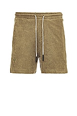 OAS Terry Shorts in Khaki, view 1, click to view large image.