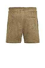 OAS Terry Shorts in Khaki, view 2, click to view large image.