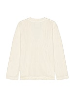 OAS Ecru Net Cardigan in Off White, view 2, click to view large image.