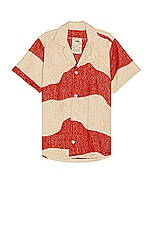 OAS Amber Dune Cuba Terry Shirt in Terracotta, view 1, click to view large image.