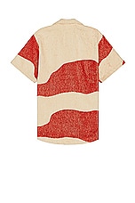 OAS Amber Dune Cuba Terry Shirt in Terracotta, view 2, click to view large image.
