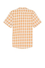 OAS Rusty Diamond Cuba Terry Shirt in Orange, view 2, click to view large image.