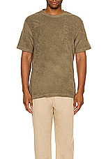 OAS Terry Tee in Khaki, view 3, click to view large image.