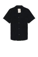 OAS Cuba Terry Shirt in Black, view 1, click to view large image.