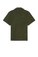 OAS Cuba Terry Shirt in Green, view 2, click to view large image.