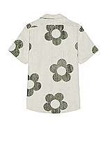 OAS Meadow Cuba Terry Shirt in Green, view 2, click to view large image.