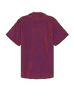 OAS Deep Cut Cuba Terry Shirt in Rusty Red, view 2, click to view large image.