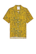 OAS Tawny Golconda Viscose Shirt in Yellow, view 1, click to view large image.