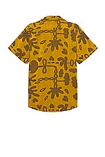OAS Galbanum Cuba Terry Shirt in Yellow, view 2, click to view large image.