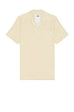 OAS Polo Terry Shirt in Beige, view 1, click to view large image.