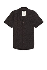 OAS Blossom Cuba Terry Shirt in Brown, view 1, click to view large image.