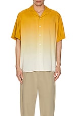 OAS Evening Grade Viscose Shirt in Yellow, view 3, click to view large image.