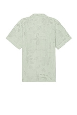 OAS Galbanum Cuba Crochet Shirt in Sage, view 2, click to view large image.