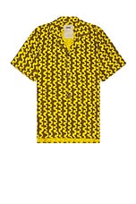 OAS Twine Cuba Linen Shirt in Yellow, view 1, click to view large image.