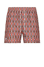 OAS Bohemia Swim Shorts in Brown, view 1, click to view large image.