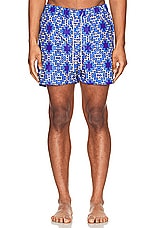 OAS Azul Swim Shorts in Blue, view 5, click to view large image.