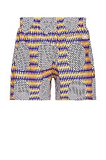 OAS Chester Finesse Swim Shorts in Blue, view 2, click to view large image.