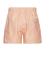 OAS Sunset Ladder Swim Shorts in Beige, view 2, click to view large image.