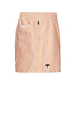 OAS Sunset Ladder Swim Shorts in Beige, view 3, click to view large image.