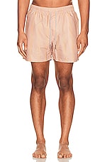OAS Sunset Ladder Swim Shorts in Beige, view 5, click to view large image.