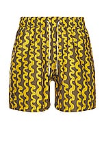 OAS Twine Swim Short in YELLOW, view 1, click to view large image.