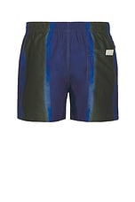 OAS Murky Mist Swim Shorts in Blue, view 2, click to view large image.