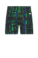 OAS Feral Galbanum Swim Shorts in multi, view 2, click to view large image.