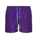 OAS Thenards Jiggle Swim Shorts in Blue, view 1, click to view large image.