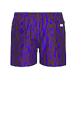 OAS Thenards Jiggle Swim Shorts in Blue, view 2, click to view large image.