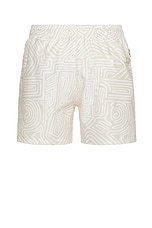 OAS Golconda Swim Short in Cream, view 2, click to view large image.