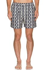 OAS Forge Hypnotise Swim Short in Navy, view 4, click to view large image.