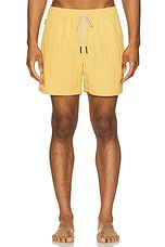 OAS Nylon Swim Shorts in Yellow, view 4, click to view large image.
