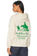 ONE OF THESE DAYS x FWRD Silver Queen Hoody in Washed Bone
