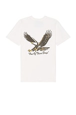 ONE OF THESE DAYS Screaming Eagle Tee in Bone, view 1, click to view large image.
