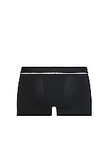OFF-WHITE Stamp Low Rise Boxer in Black & White, view 4, click to view large image.