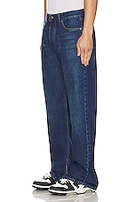 OFF-WHITE Zip Skate Jeans in Medium Blue, view 4, click to view large image.