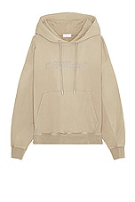 OFF-WHITE Laundry Skate Hoodie in Beige, view 1, click to view large image.