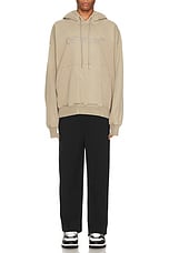 OFF-WHITE Laundry Skate Hoodie in Beige, view 4, click to view large image.