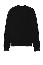 OFF-WHITE Big Bookish Chunky Knit in Black, view 2, click to view large image.