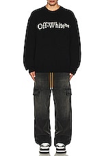 OFF-WHITE Big Bookish Chunky Knit in Black, view 4, click to view large image.