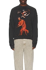 OFF-WHITE S. Matthew Skate Crewneck in Black, view 4, click to view large image.