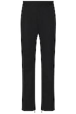 OFF-WHITE Drill Slim Zip Pant in Black, view 1, click to view large image.