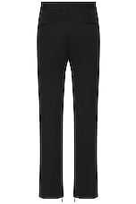OFF-WHITE Drill Slim Zip Pant in Black, view 2, click to view large image.